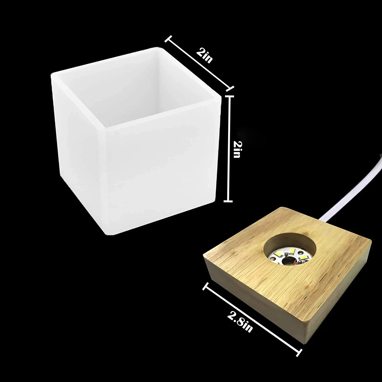 Kwadratowa lekka forma żywiczn – Woodworking Resin recenzja i cena